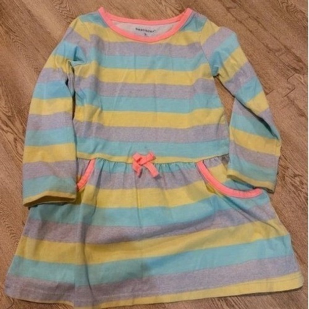 3T Healthtex Girl's Long Sleeve Dress